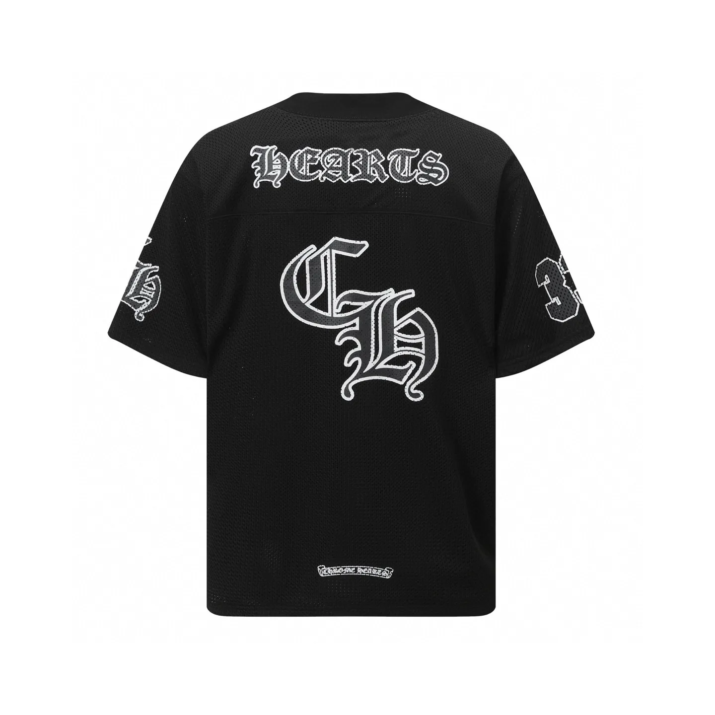 P160 Chrome Hearts CH Chrome Hearts popular Sanskrit printed mesh double-layer ice hockey jersey sports suit. Uses direct injection imported machine printing. Hardware accessories are all ground and customized. Correct configuration. Black 2025 Chrome Hearts authentic packaging. 300 grams of custom-made dyed mesh. Large version. Loose and stylish. Different from lower versions. Slim and long version with upper body and hip stretch. 100% commitment: top quality. Not fast food. The highest version on the market. Top quality - different from ordinary versions on the market. If you care about quality, you should also respect the price. Absolutely 0 after-sales service and 0 return rate so far. It’s hard not to love the style - 300g mesh custom-dyed fabric - Correct high-density main mark, washed tag, hand-sewn